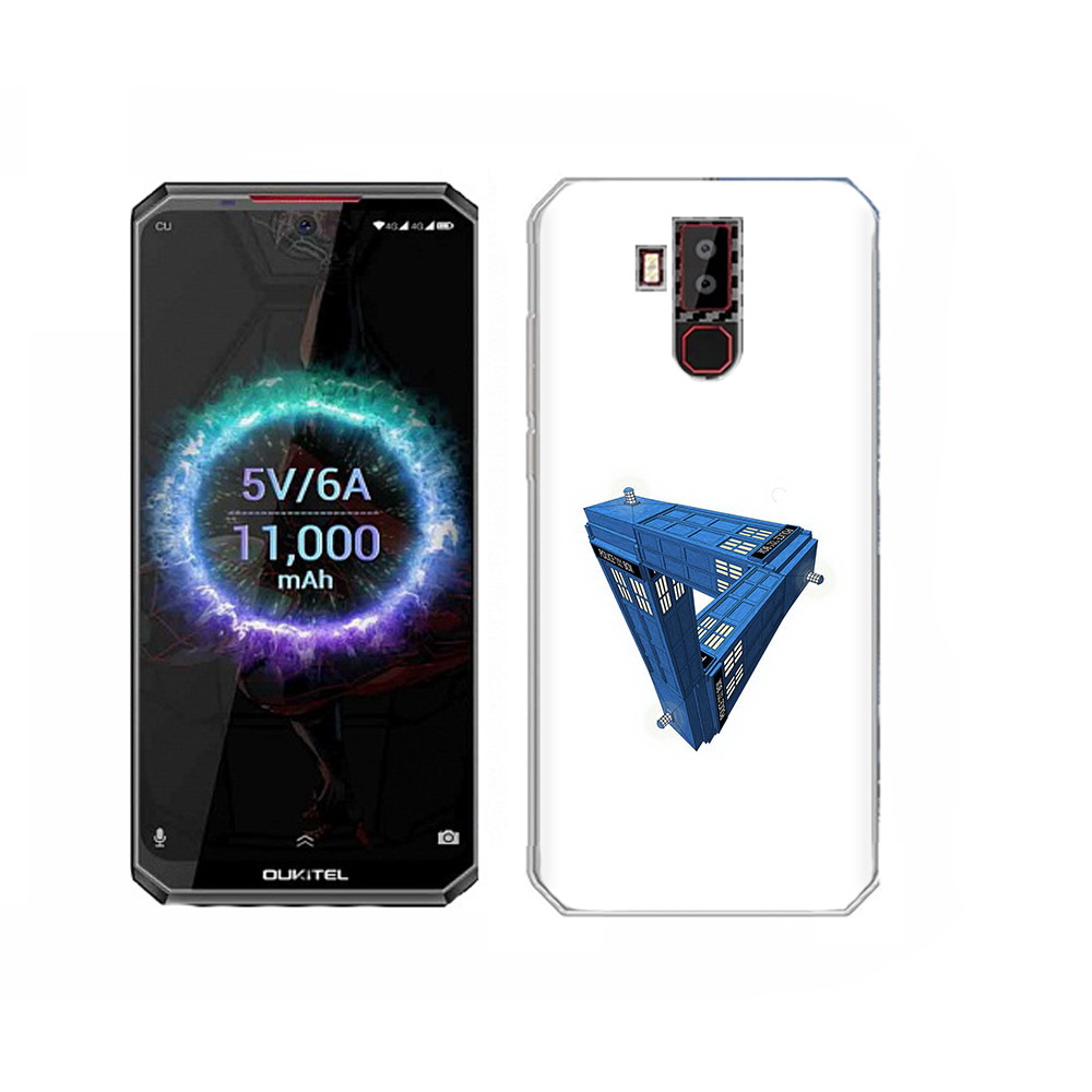 

Чехол MyPads Tocco для Oukitel K13 Pro головолока абстракция, Прозрачный, Tocco