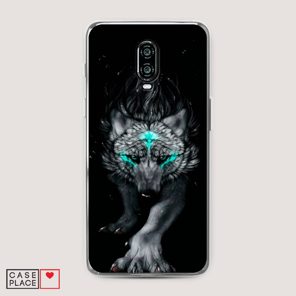 

Чехол Awog на Oneplus 6T / ВанПлас 6T "Волшебный волк", Черный;серый, 150650-2