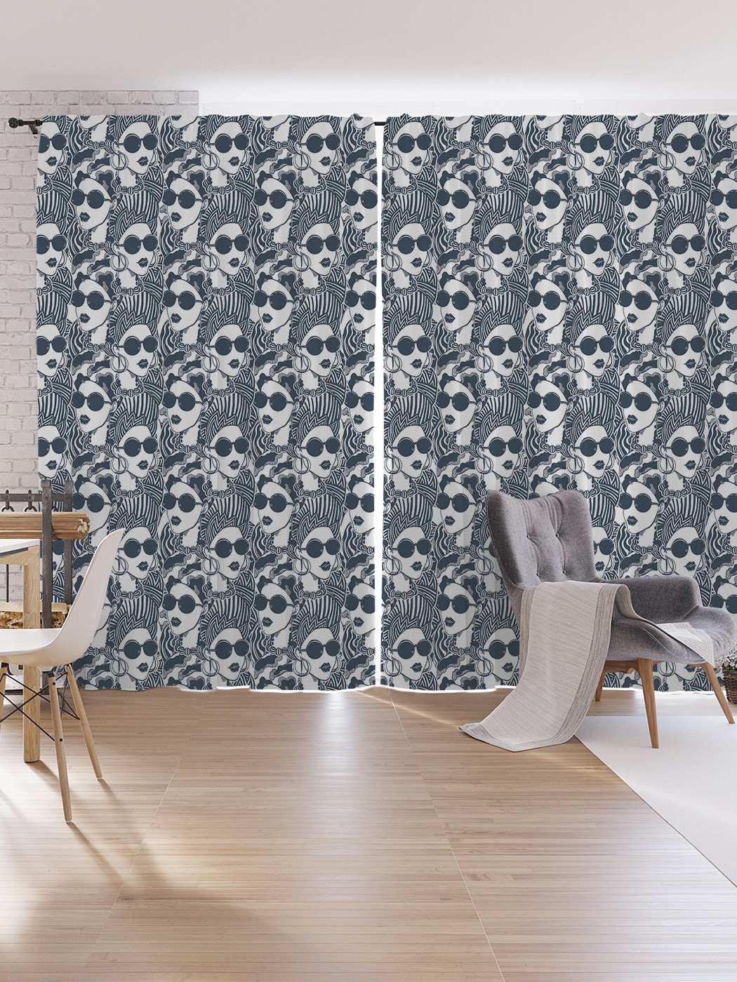 

Шторы под лён JoyArty "Дама с платком на голове", серия Oxford DeLux, 340х265 см, Дама с платком на голове