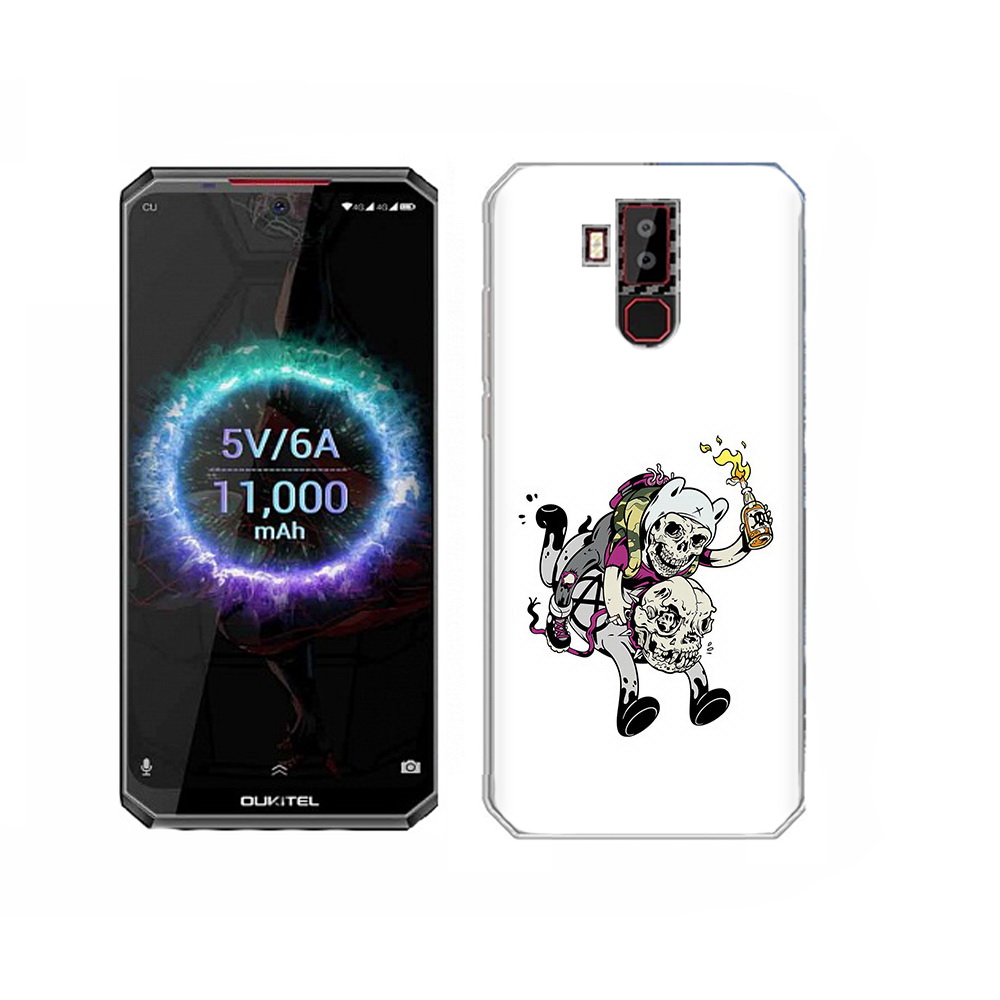 

Чехол MyPads Tocco для Oukitel K13 Pro время приключений скелеты, Прозрачный, Tocco