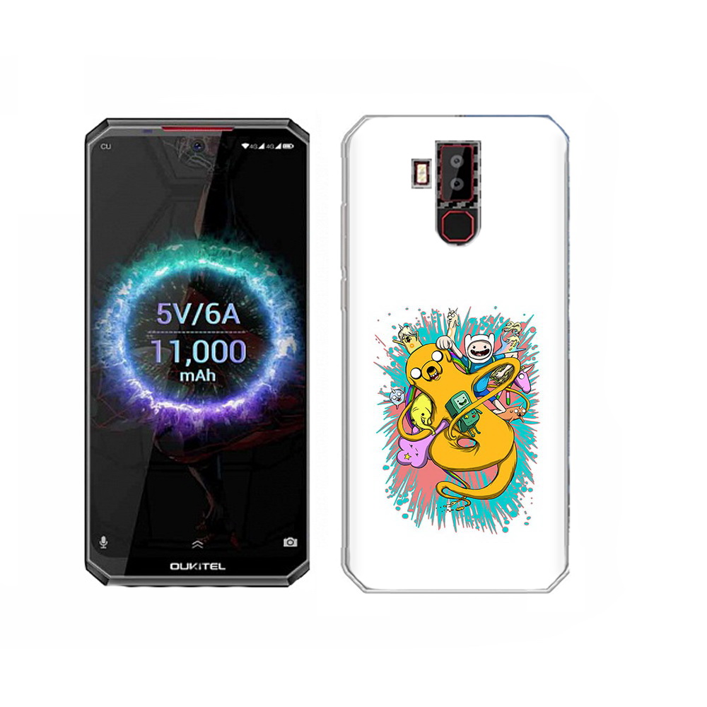 

Чехол MyPads Tocco для Oukitel K13 Pro время приключений рисунок, Прозрачный, Tocco