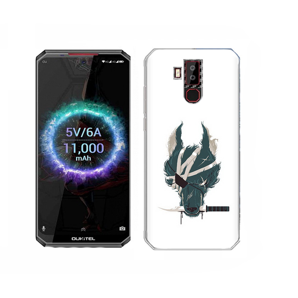 

Чехол MyPads Tocco для Oukitel K13 Pro волк-разбойник, Прозрачный, Tocco