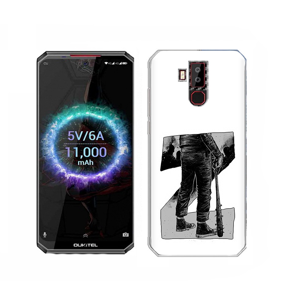 

Чехол MyPads Tocco для Oukitel K13 Pro воин черно белый, Tocco