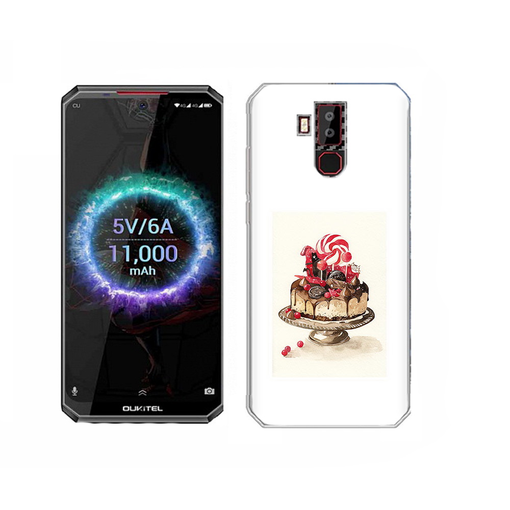

Чехол MyPads Tocco для Oukitel K13 Pro вкусный торт, Прозрачный, Tocco