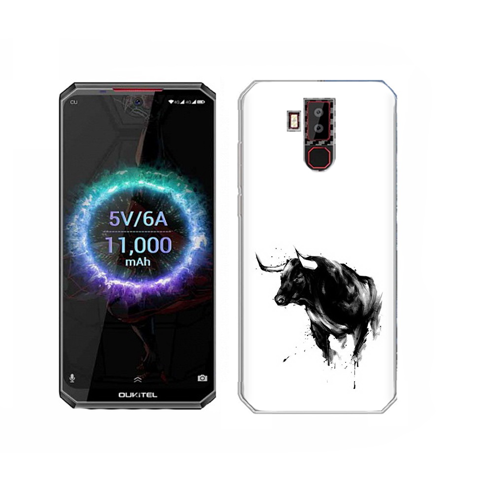 

Чехол MyPads Tocco для Oukitel K13 Pro бык, Прозрачный, Tocco