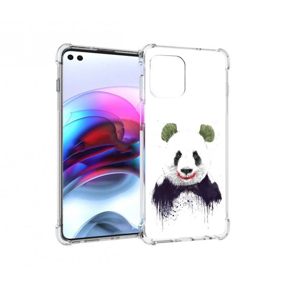 

Чехол MyPads Tocco для Motorola Edge панда джокер (PT157712.351.533), Прозрачный, Tocco