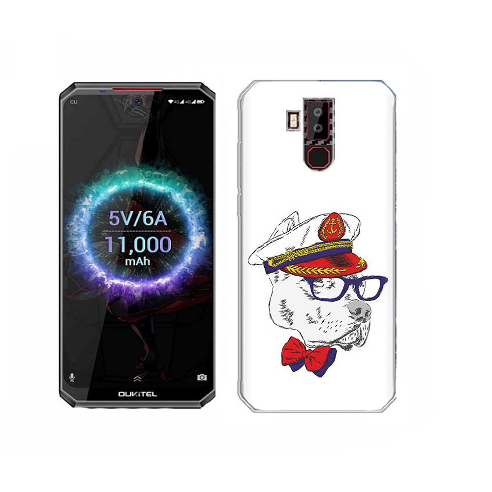

Чехол MyPads Tocco для Oukitel K13 Pro бульдог, Прозрачный, Tocco