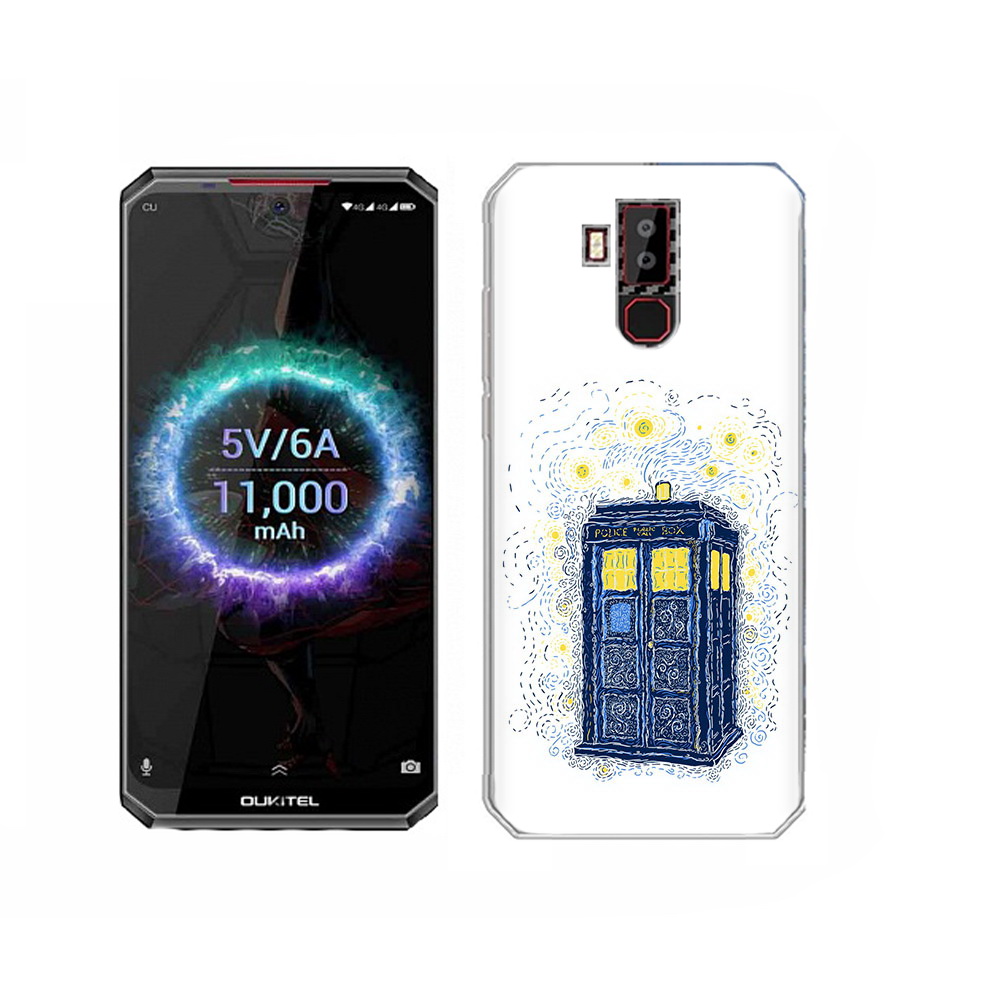 

Чехол MyPads Tocco для Oukitel K13 Pro будка рисунок, Прозрачный, Tocco