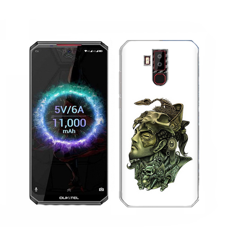 

Чехол MyPads Tocco для Oukitel K13 Pro бронзовый воин, Прозрачный, Tocco