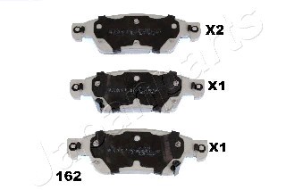 

Тормозные колодки Japanparts передние PA162AF