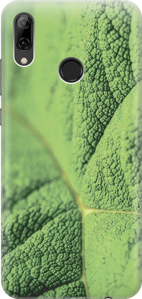 

Чехол на Honor 10 Lite/Huawei P Smart (2019) "Лист в макро", Зеленый, 5885