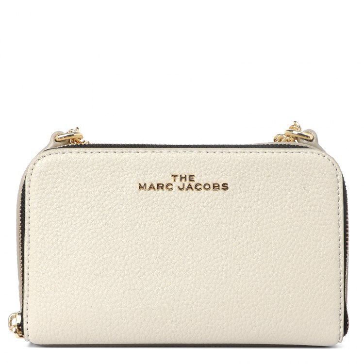 фото Сумка кросс-боди женская marc jacobs m0016454 серо-бежевая