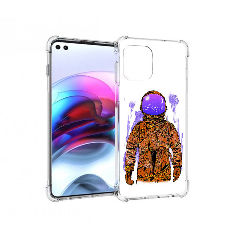 

Чехол MyPads Tocco для Motorola Edge нарисованный мужчина в скафандре (PT157712.351.510), Прозрачный, Tocco