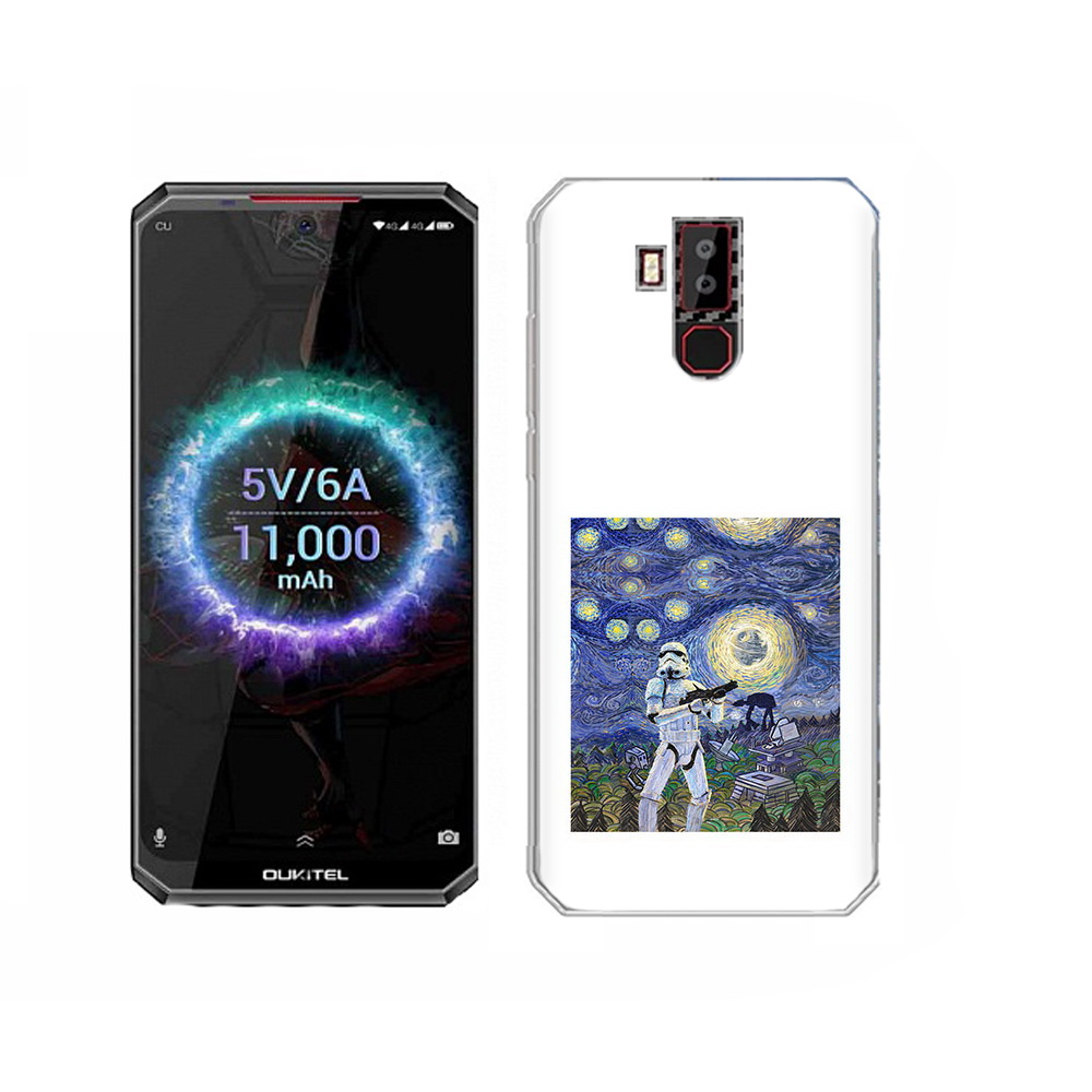 

Чехол MyPads Tocco для Oukitel K13 Pro star wars звездная ночь, Прозрачный, Tocco