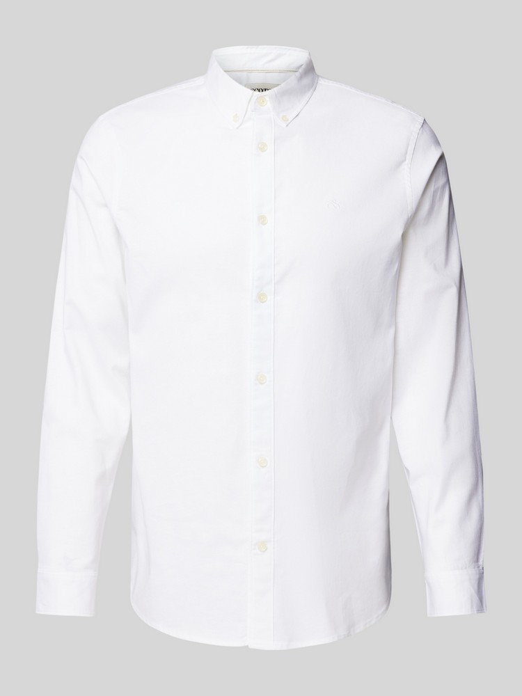 

Рубашка мужская Scotch & Soda 179186 белая L, Белый, 179186
