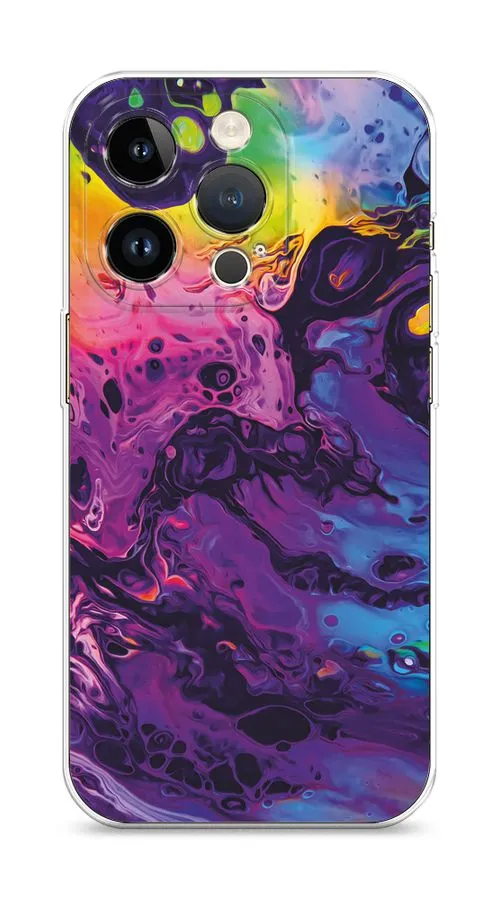

Силиконовый чехол Awog "ACID fluid" для Apple iPhone 14 Pro, Разноцветный, 15250-3