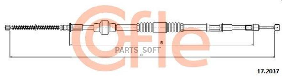 

Трос стояночного тормоза лев задн MITSUBISHI LANCER all 1.3-1.6-2.0- SW 1.6-2.0 10/03-07/0