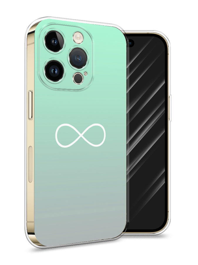 

Силиконовый чехол Awog "Бесконечность от Тиффани" для Apple iPhone 14 Pro, Зеленый, 15250-4