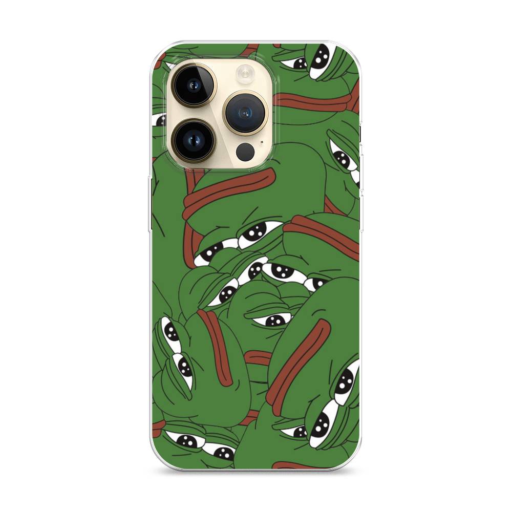 

Чехол Awog на Apple iPhone 14 Pro / Айфон 14 Pro "Печальный frog", 15250-9