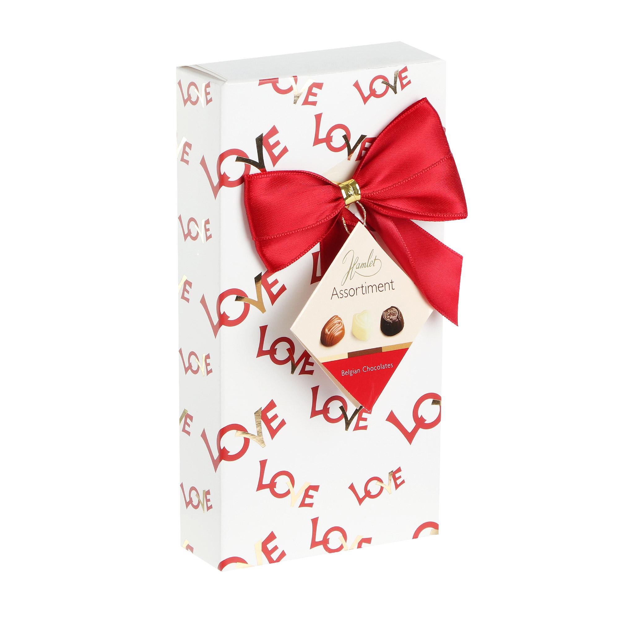 

Шоколадные конфеты Hamlet Love White 125 г