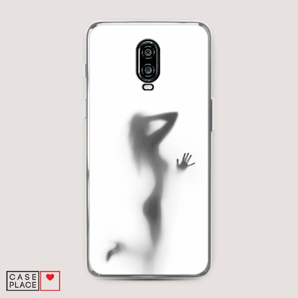 

Чехол Awog на Oneplus 6T / ВанПлас 6T "Стекло в душе", Белый;серый;черный, 150650-7