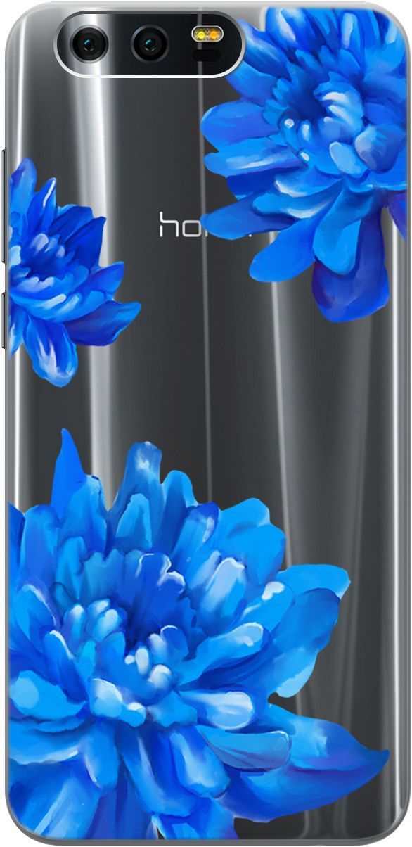 

Силиконовый чехол на Honor 9с 3D принтом "Amazing Asters" прозрачный, 5224