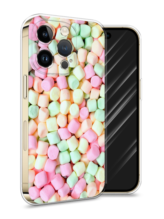 

Силиконовый чехол Awog "Marshmallows" для Apple iPhone 14 Pro, Разноцветный, 15250-10