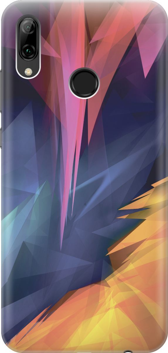 

Чехол на Honor 10 Lite/Huawei P Smart (2019) "Розовый, синий, желтый", Желтый;розовый, 6171