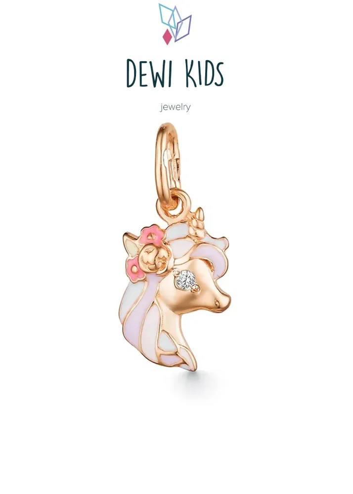 

Подвеска из серебра DEWI KIDS 901032098, фианит/эмаль, 901032098