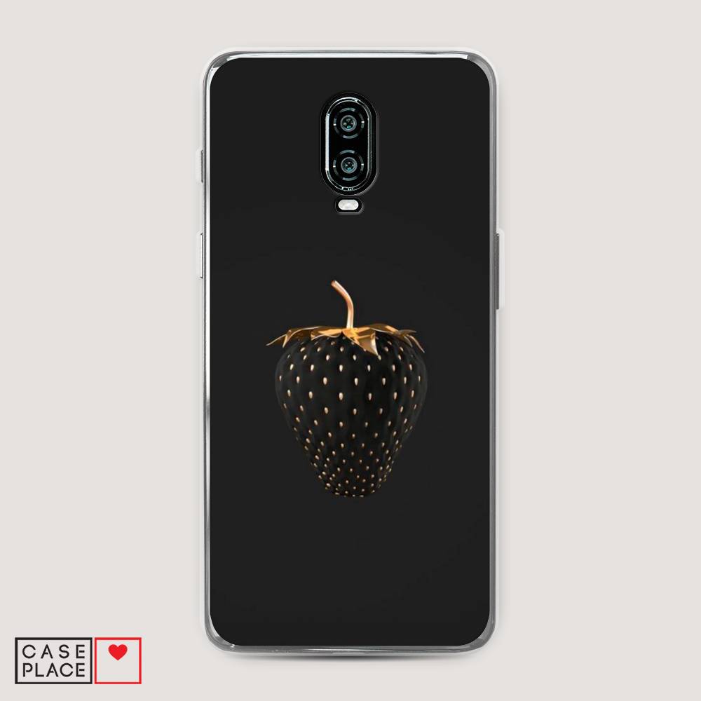 

Чехол Awog на Oneplus 6T / ВанПлас 6T "Черно-золотая клубника", Черный;золотистый, 150650-10
