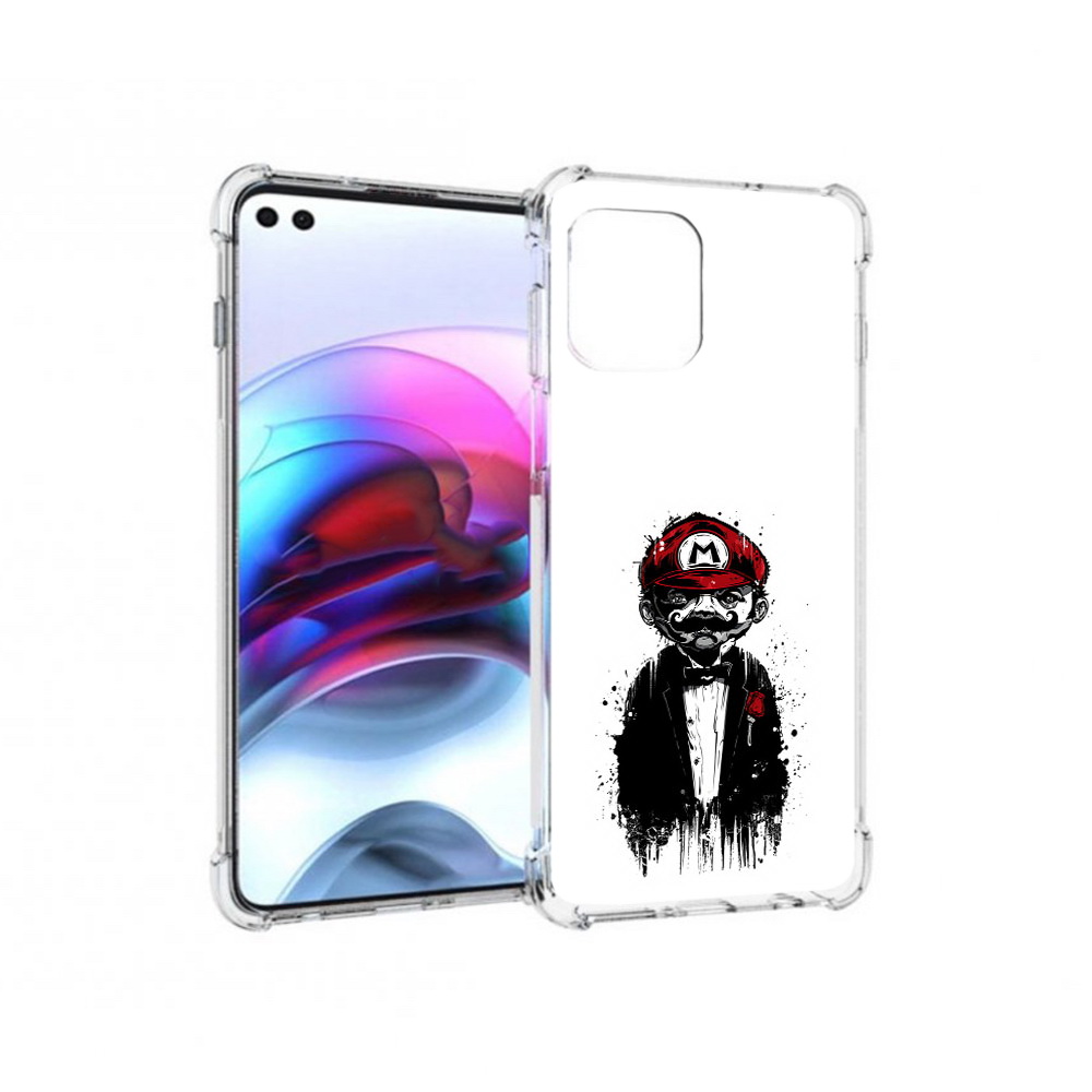 

Чехол MyPads Tocco для Motorola Edge марио (PT157712.351.458), Прозрачный, Tocco