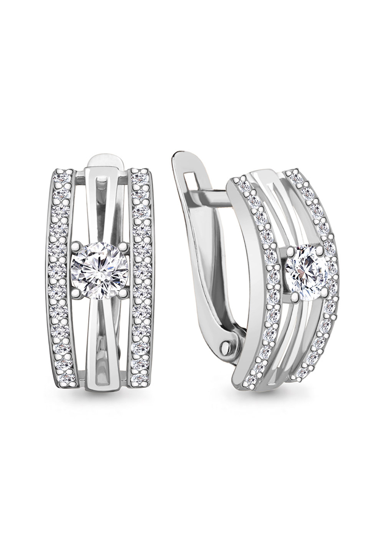 

Серьги из серебра с фианитом Kari Jewelry 49098А.5, 49098А.5