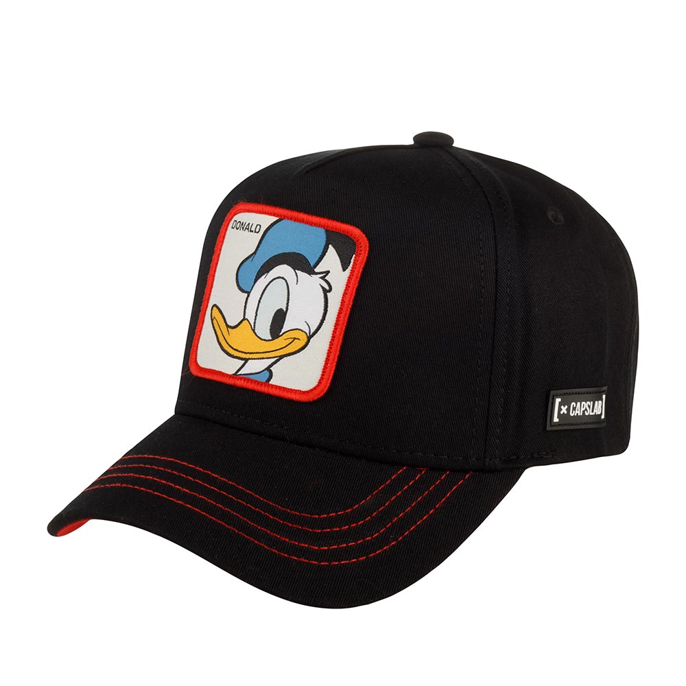 Бейсболка унисекс CAPSLAB CL/DIS/1/DUC3 Disney Donald Duck черная, one size