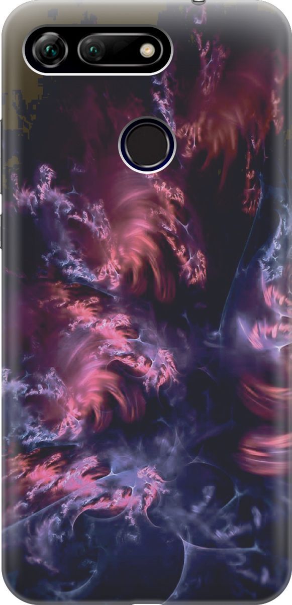 

Чехол на Honor View 20 (V20) с принтом "Розово-фиолетовые молнии", Розовый;фиолетовый, 6165