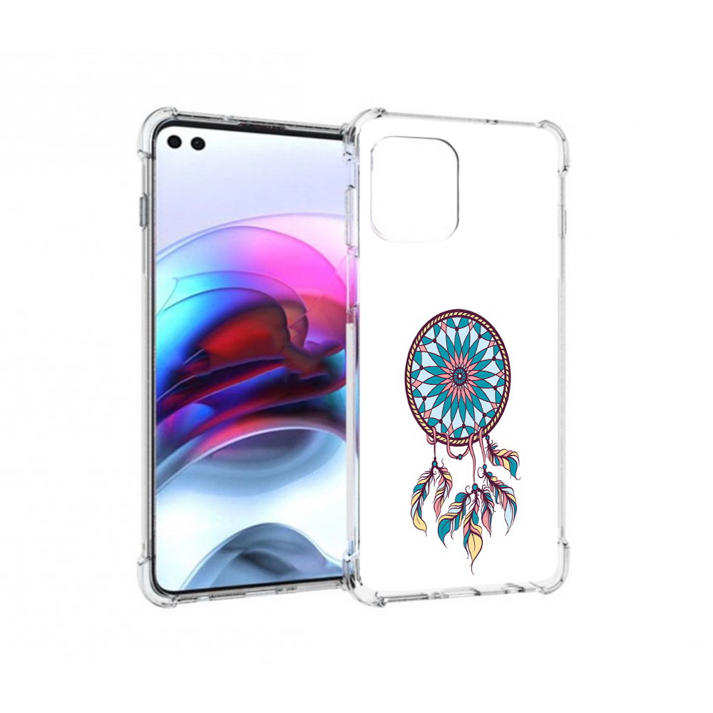 

Чехол MyPads Tocco для Motorola Edge ловец снов синий (PT157712.351.443), Прозрачный, Tocco