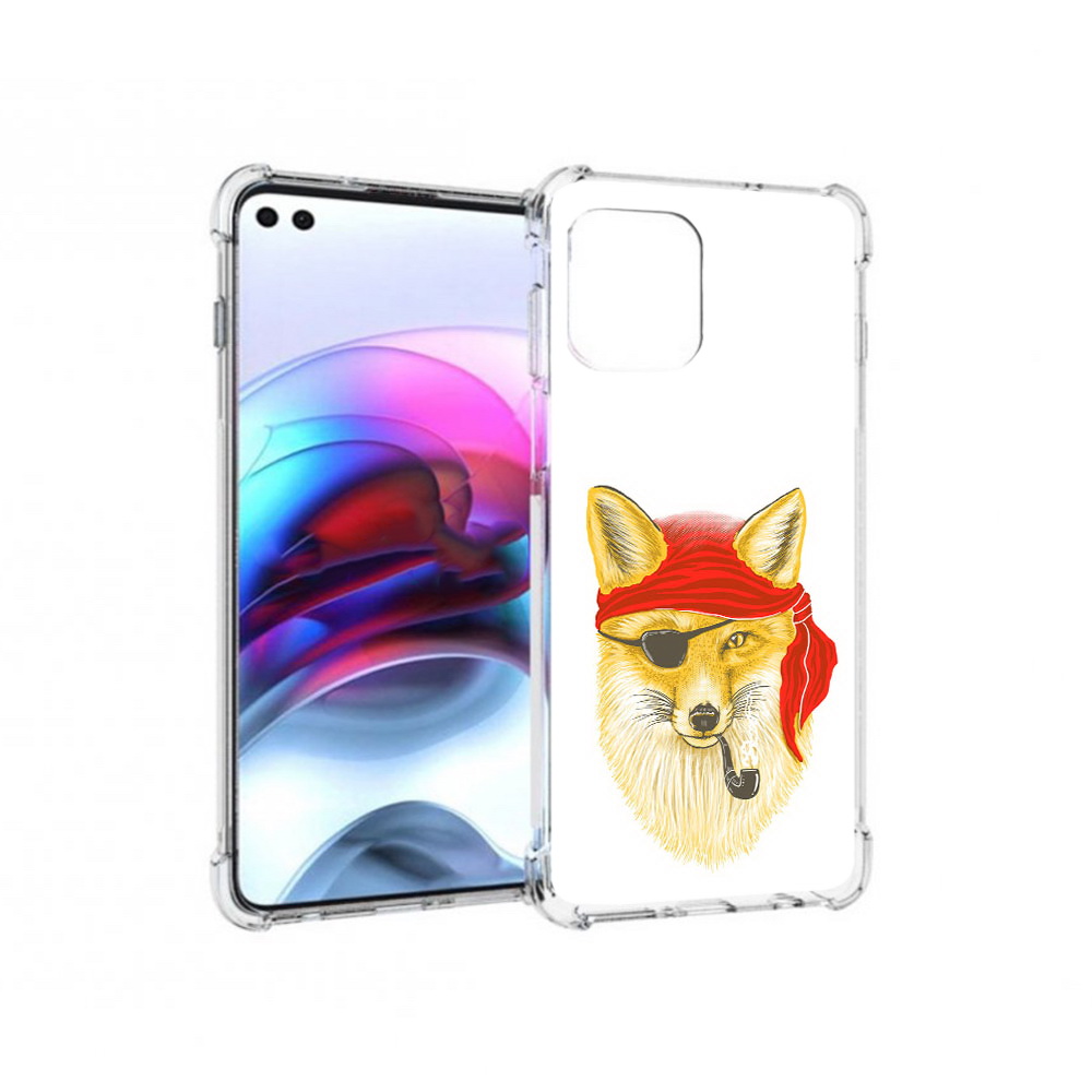 

Чехол MyPads Tocco для Motorola Edge лиса-пират (PT157712.351.440), Прозрачный, Tocco