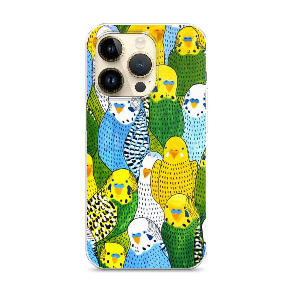 

Чехол Awog на Apple iPhone 14 Pro / Айфон 14 Pro "Попугаи", 15250-1