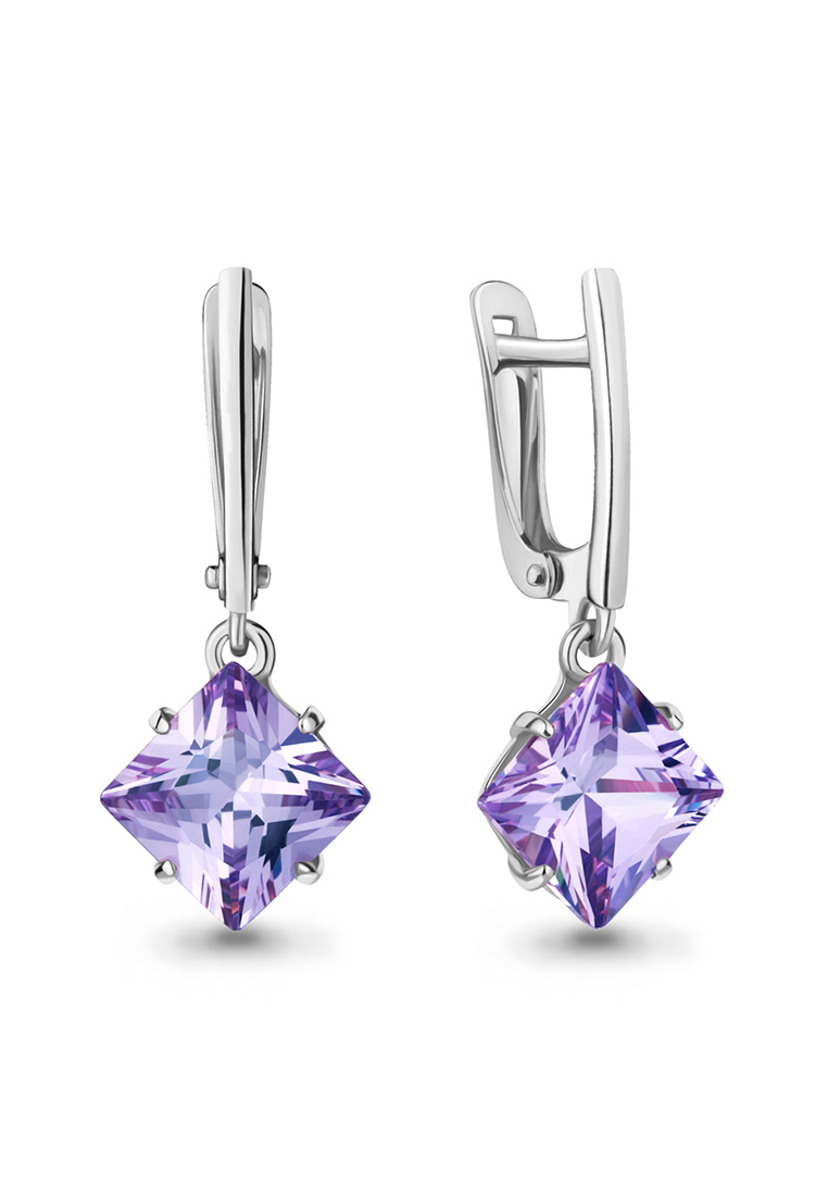 

Серьги подвески из серебра с фианитом Kari Jewelry 49127С.5, 49127С.5