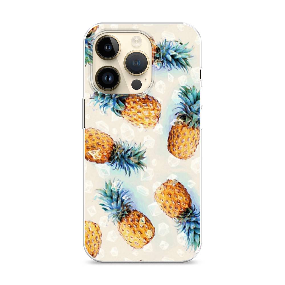 

Чехол Awog на Apple iPhone 14 Pro / Айфон 14 Pro "Ананасы", 15250-3