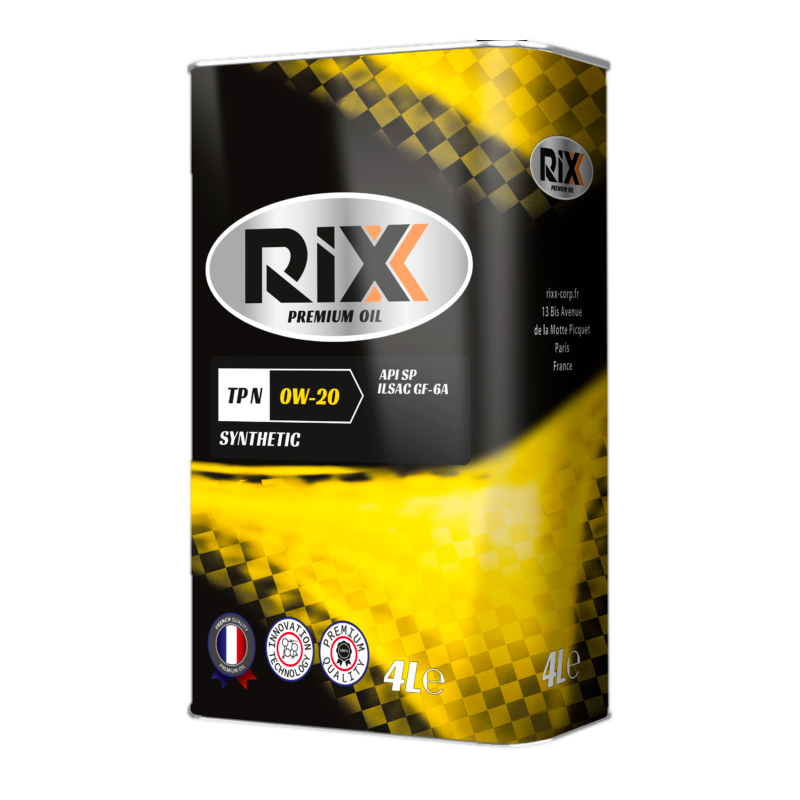 Моторное масло RIXX синтетическое Tp N 0W20 Sp/Gf-6a 4л