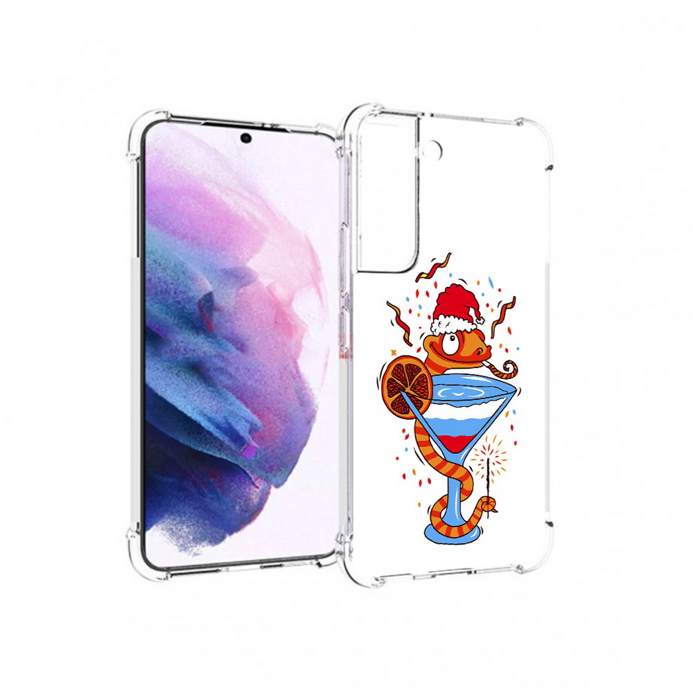 

Чехол MyPads Tocco для Samsung Galaxy S22 змейка (PT194926.508.364), Прозрачный, Tocco