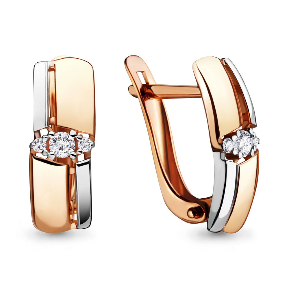 

Серьги из серебра с фианитом Aquamarine Aquamarine 46613А_925_з, 46613А_925_з