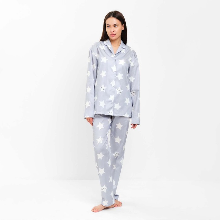 

Пижама женская KAFTAN 000787678 серая 50, 48 RU, Серый, 000787678