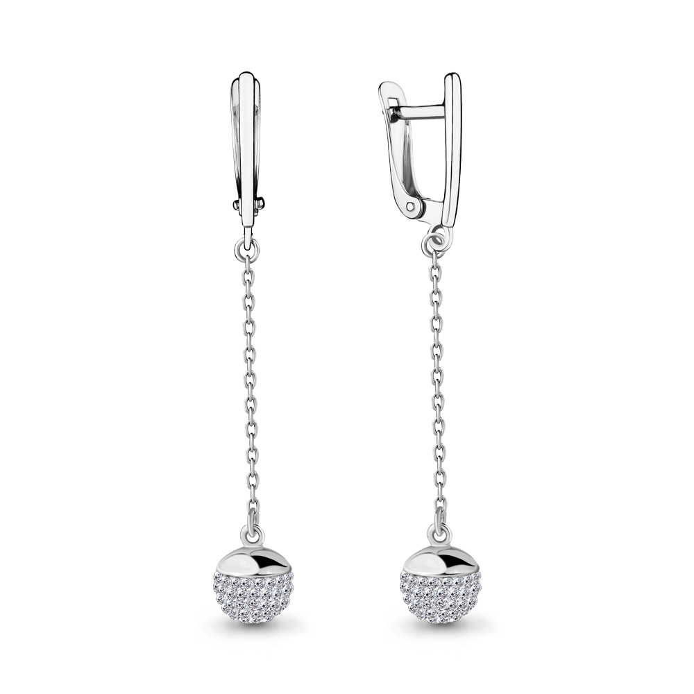 

Серьги из серебра со стеклом Aquamarine Aquamarine 46521_925_р, 46521_925_р