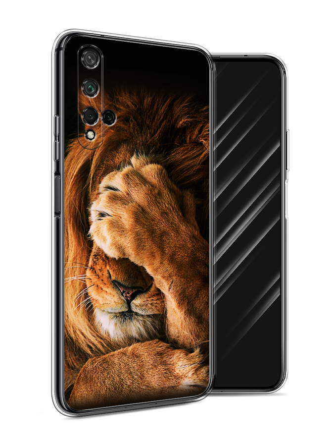 

Чехол Awog на Honor 20 "Львиный стыд", Коричневый;черный, 69550-1