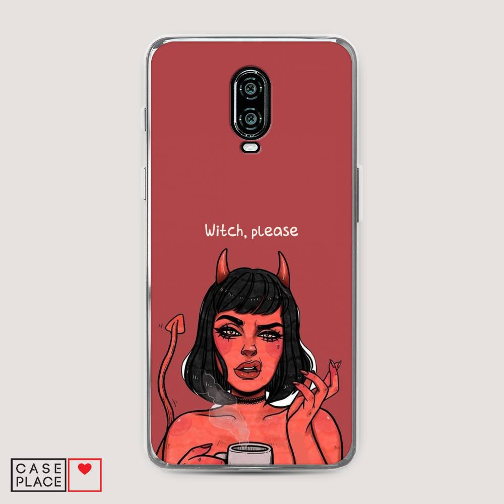 

Чехол Awog на Oneplus 6T / ВанПлас 6T "Evil Girl", Красный;черный, 150650-6