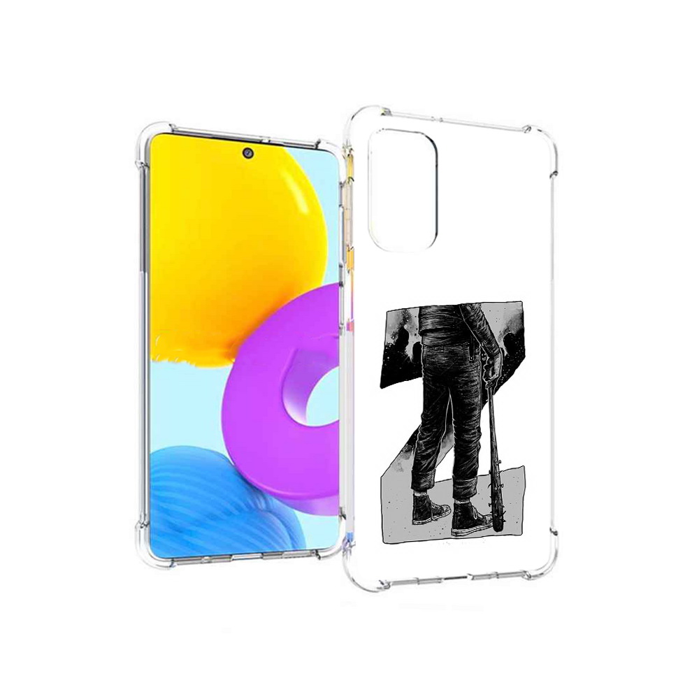 

Чехол MyPads Tocco для Samsung Galaxy M52 5G воин черно белый (PT226932.542.265), Tocco