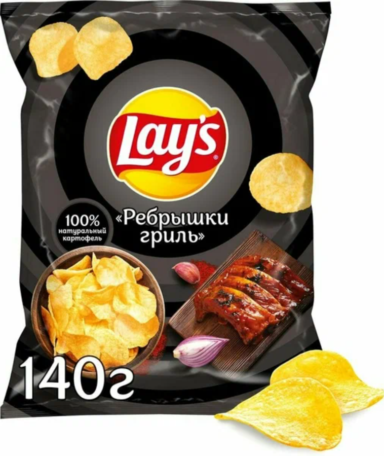 Картофельные чипсы Lays 