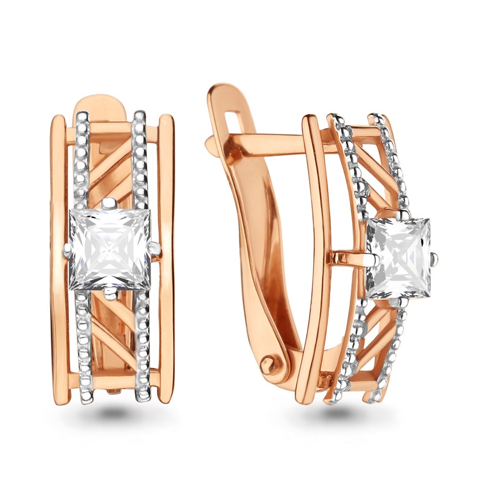 

Серьги из серебра с фианитом Aquamarine Aquamarine 46194_925_з, 46194_925_з