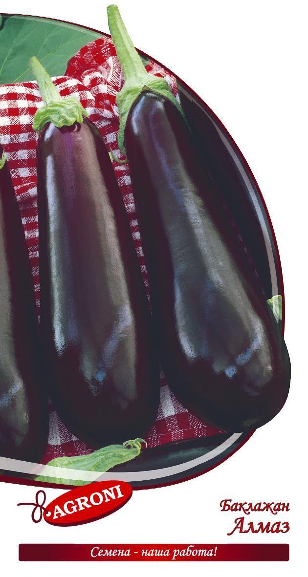 

Семена Agroni Баклажан Алмаз 0,2 г
